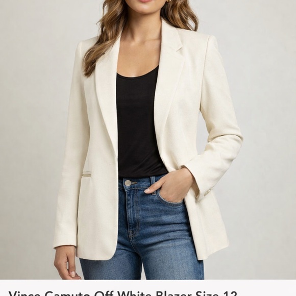 Vince Camuto Jackets & Blazers - Vince Camuto Cream Women's Blazer